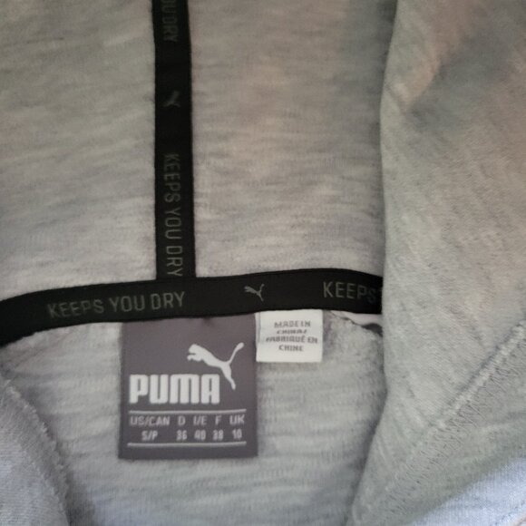 Puma SE Hoodie Sweatshirt Activewear Women's Size S/P Gray - Picture 4 of 10